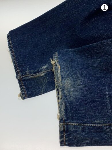 商品画像：赤耳/ボタンフライ/ストレートパンツ/29/コットン/IDG/無地/LOT400// 5