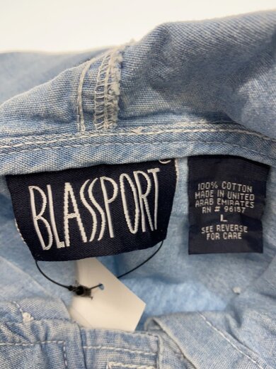 商品画像：BLASSPORT/デニムフーディジャケット/L/コットン/BLU// 3