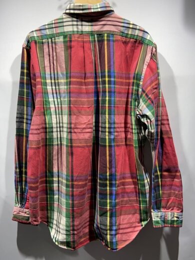 商品画像：RL/ボタンダウン/長袖シャツ/XXL/コットン/マルチカラー/チェック 2