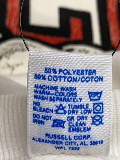 商品画像：R/スウェット/XL/コットン/WHT/プリント 4