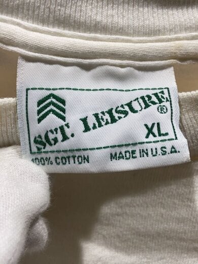 商品画像：P/USA製/ダブルステッチ/ba・nan・a/been in her/Tシャツ/XL/コットン/WHT 3