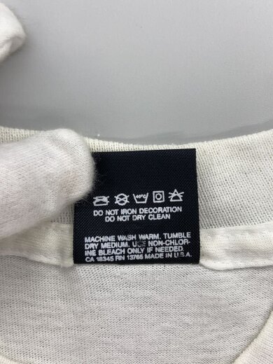 商品画像：R/90s/USA製/アニマル/ヨークシャーテリア/Tシャツ/L/コットン/WHT/襟汚れ 4