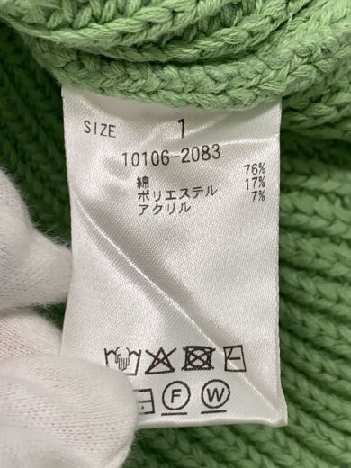 商品画像：26SS/OVER HALF SLEEVE KNIT TOPS/1/コットン/GRN/10106-2083// 4