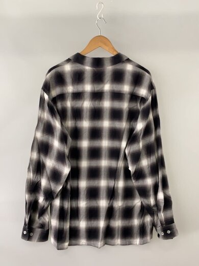 商品画像：FRONT 11201/RAYON GABARDINE OPEN COLLAR SHIRT/XL/レーヨン/BLK// 2