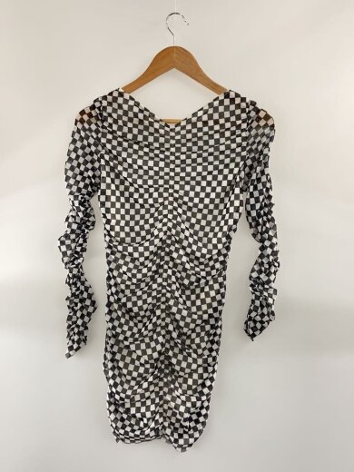 商品画像：Jeaneux Dress/チュニック/WHT/フラッグチェック/内タグ欠損// 2