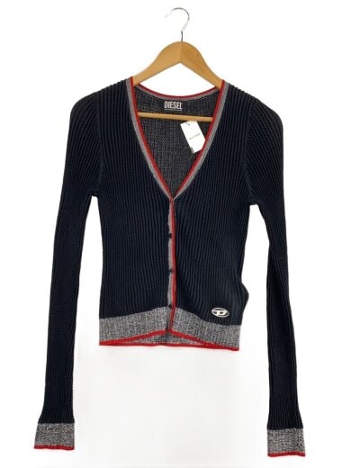 商品画像：M-ARIAMME-CARDIGAN/カーディガン/M/ナイロン/BLK/0BIAD// 1
