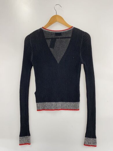 商品画像：M-ARIAMME-CARDIGAN/カーディガン/M/ナイロン/BLK/0BIAD// 2