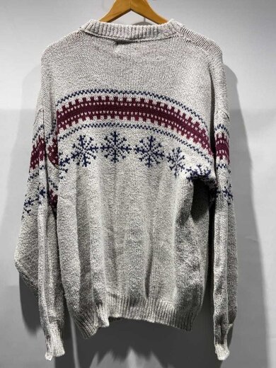 商品画像：R/PECONIC BAY TRADERS/90s/USA製/ニット・セーター(厚手)/XL/コットン/GRY// 2