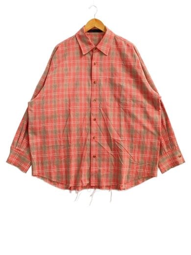 商品画像：26SS/CROSS SHIRTS/one/コットン/PNK/シャドウチェック/JN-SS26-009// 1