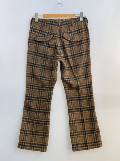 商品画像：F.P. Boot-Cut Trouser/S/ポリエステル/BRW/チェック/HM167// 2