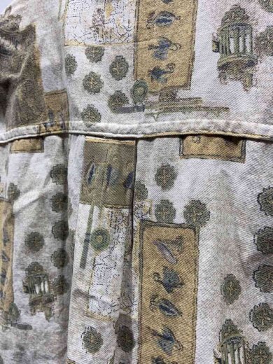 商品画像：R/90s/USA製/半袖シャツ/XXL/コットン/BEG/総柄// 5