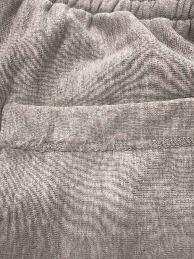 商品画像：24AW/fluffy sweatpants裾ダメージ有/44/コットン/GRY/24AWCA04// 7