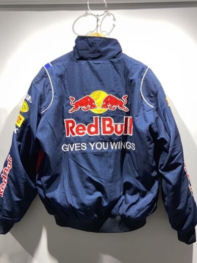 商品画像：RedBull/オフィシャルタグ/裏地キルティングレーシングジャケット/L/ポリエステル/NVY// 2