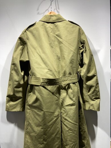 商品画像：ライナー付属/80s/フランス軍/オフィサートレンチコート/KHK/シミ等状態考慮 2