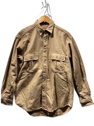 商品画像：R/00s/シャモアクロス/長袖シャツ/M/コットン/BEG 1