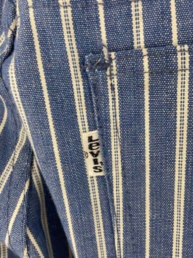 商品画像：LV/ブーツカットパンツ/--/コットン/IDG/ストライプ/693-7214 4