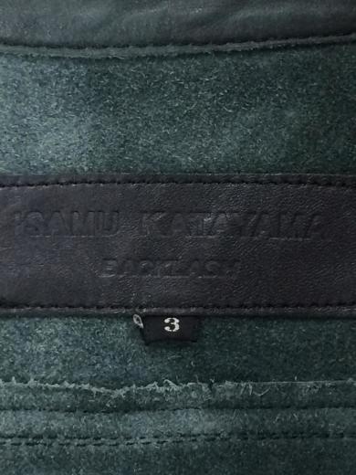 画像：ISAMU KATAYAMA BACKLASHレザージャケット・ブルゾン/3/牛革/GRN/イサムカタヤマバックラッシュ4