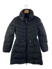 ロングダウンジャケット/O/ナイロン/BLK/MIRIEION GIUBBOTTO