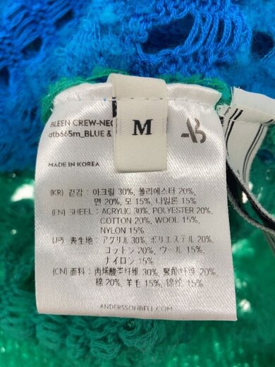 商品画像：Bleen Crew Neck Sweater/ニット・セーター(厚手)/M/アクリル/BLU/ 4