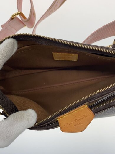 商品画像：ミュルティ・ポシェット・アクセソワール_モノグラム・キャンバス_ローズクレール/PVC/BRW// 6