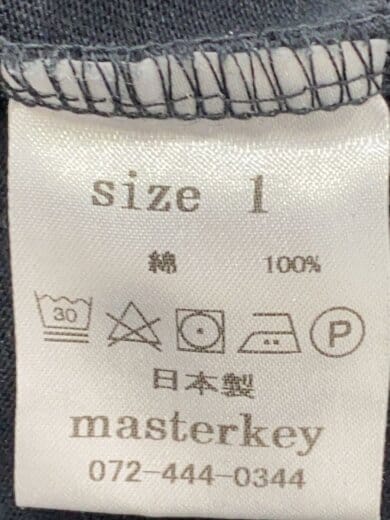 商品画像：長袖Tシャツ/1/コットン/BLK/無地 4