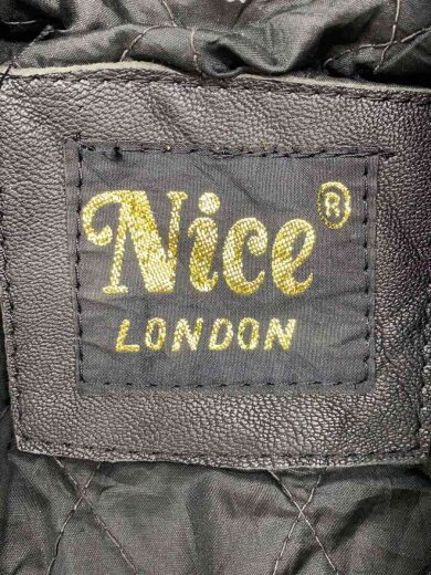 商品画像：NICE LONDON/ダブルライダースジャケット/44/ポリエステル/BLK 3
