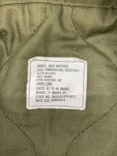 商品画像：ミリタリージャケット/--/--/GRN 3