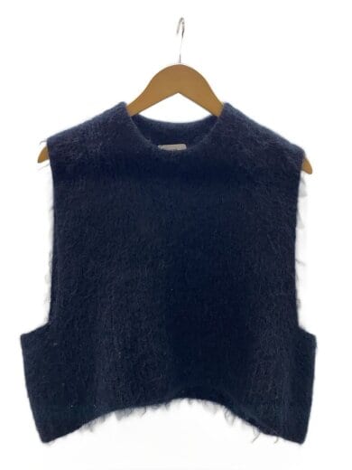 商品画像：ニットベスト(厚手)/--/ウール/BLK 1