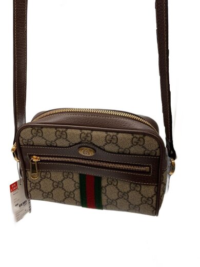 商品画像：ショルダーバッグ_オフィディア_GGスプリーム_ウェブ/PVC/BEG/総柄 1