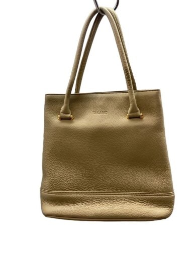 商品画像：ハンドバッグ/レザー/BEG 1