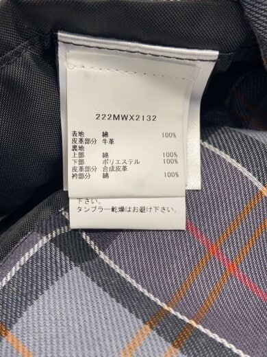 商品画像：4oz W/C LIGHTWEIGHT GAMEFAIR/コート/36/コットン/BLK/222MWX2132 4