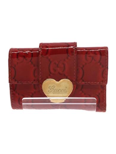 画像：GUCCIキーケース_マイクログッチシマ/フェイクレザー/RED/レディース1