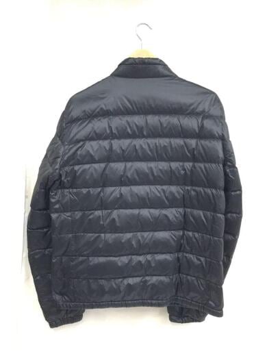 画像：PRADAダウンジャケット/サイズ表記:54/19AW/ロゴプレート/三角ロゴ/ポリエステル/BLK/SGA2