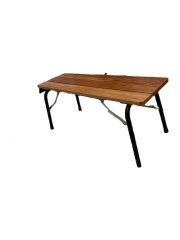 チェア/2人用/BRW/フォールディングウッドベンチ