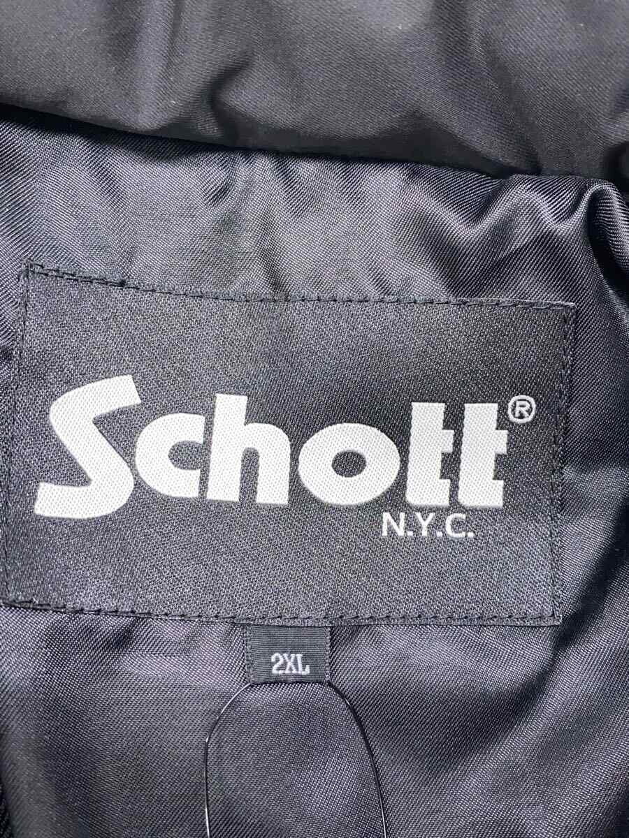 Schott / ジャケット/XXL/ポリエステル/BLK/782-2252002//