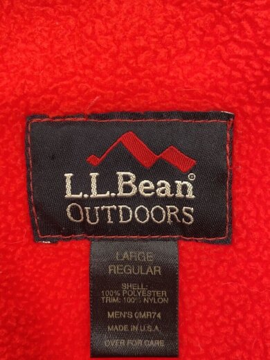 商品画像：フリースベスト/L/ポリエステル/RED/05199 3