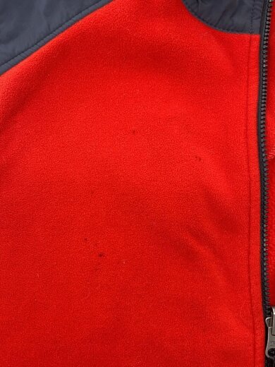 商品画像：フリースベスト/L/ポリエステル/RED/05199 4