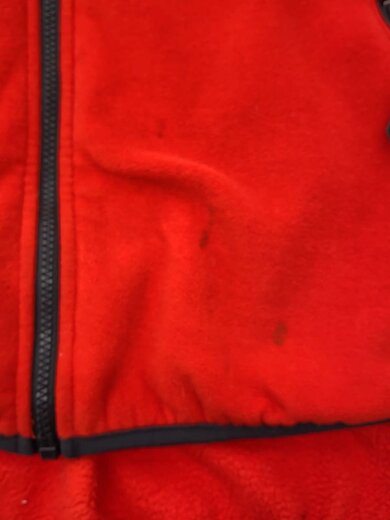 商品画像：フリースベスト/L/ポリエステル/RED/05199 7