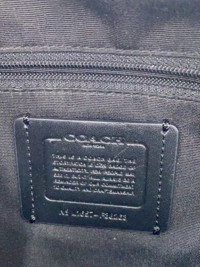 画像：COACHリュック/レザー/BLK/F38263//5