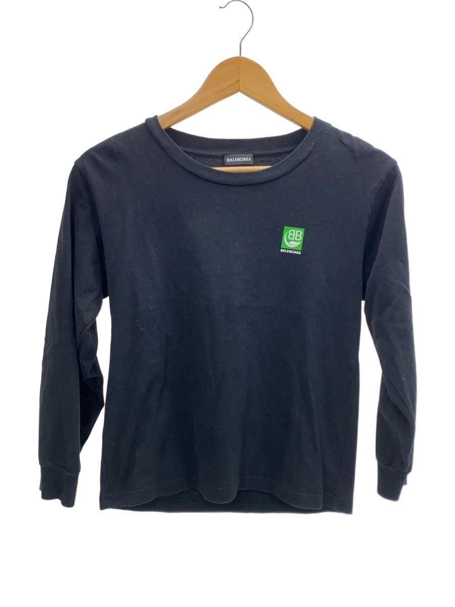 BALENCIAGA / 長袖Tシャツ/--/コットン/BLK