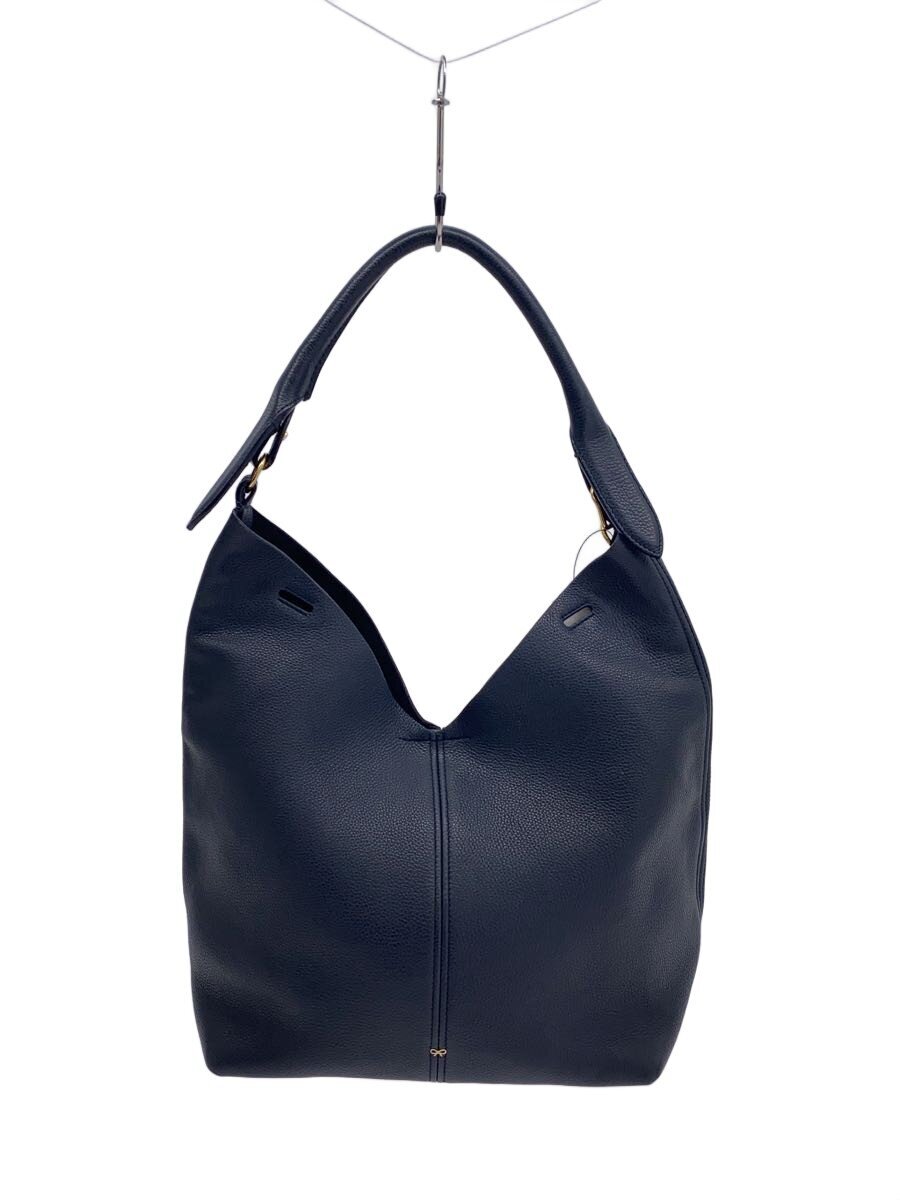 ANYA HINDMARCH / ハンドバッグ/レザー/NVY