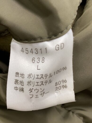 商品画像：ダウンジャケット/L/ポリエステル/KHK/454311 4
