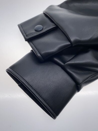 商品画像：レザージャケット・ブルゾン/L/フェイクレザー/BLK/21CLX-AW-07// 6