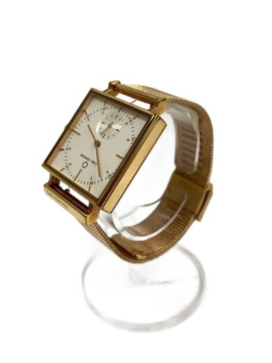 商品画像：CARL EDMOND/クォーツ腕時計/アナログ/WHT/GLD 2