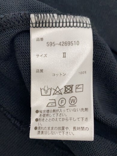 商品画像：長袖Tシャツ/2/コットン/BLK/無地/595-4269510 4