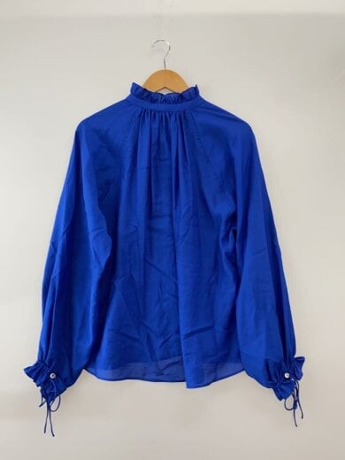 商品画像：長袖ブラウス/--/レーヨン/BLU/無地/24-051-200-9080-3-0 2