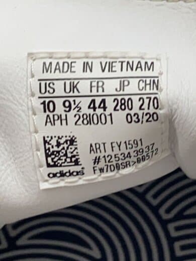 商品画像：ローカットスニーカー/27cm/WHT/FY1591 5