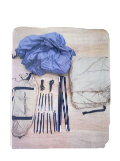 商品画像：T1-442-TN テント DOPPELGANGER OUTDOOR ライダーズワンポールテント T1-442-TN [タン]/ワンホ 2