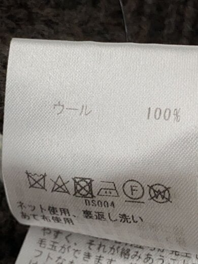 商品画像：ニット・セーター(厚手)/M/ウール/BRW/23-02-95-02301/毛羽立ち有 5