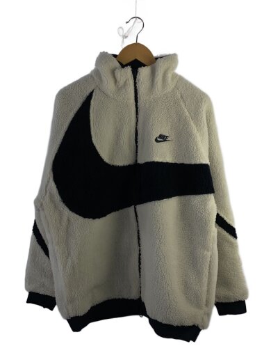 商品画像：フリースジャケット/L/ポリエステル/WHT/無地/BQ6546-114 1